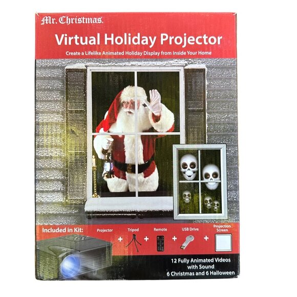Mr. Christmas Virtual Holiday Projector for Christmas and Halloween Tested - Picture 1 of 5